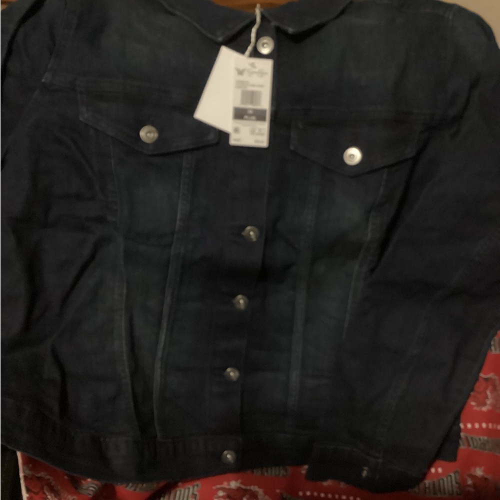 1X plus Jessica Simpson jean jacket
